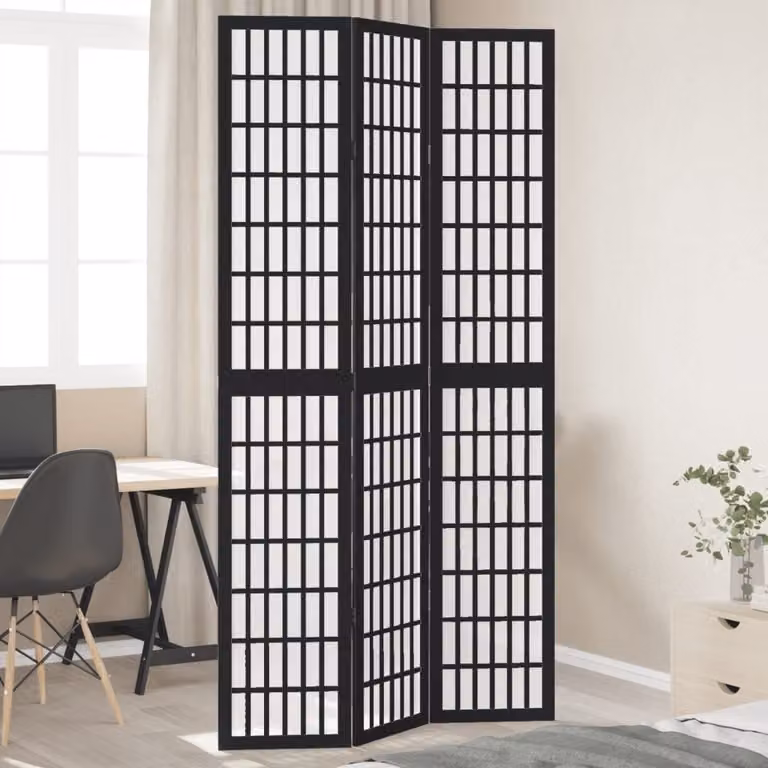 Divisorio Ambienti vidaXL a 3 Pannelli in Legno Massello di Paulownia Nero Opaco H: 180 cm, L: 170 cm (o dimensioni specifiche fornite)

Wait, looking at the JSON data provided:
7beb24a8-0140-41ba-b295-416394c1338b: 110.0
7670b782-2caf-44bb-bfbd-712af00ca