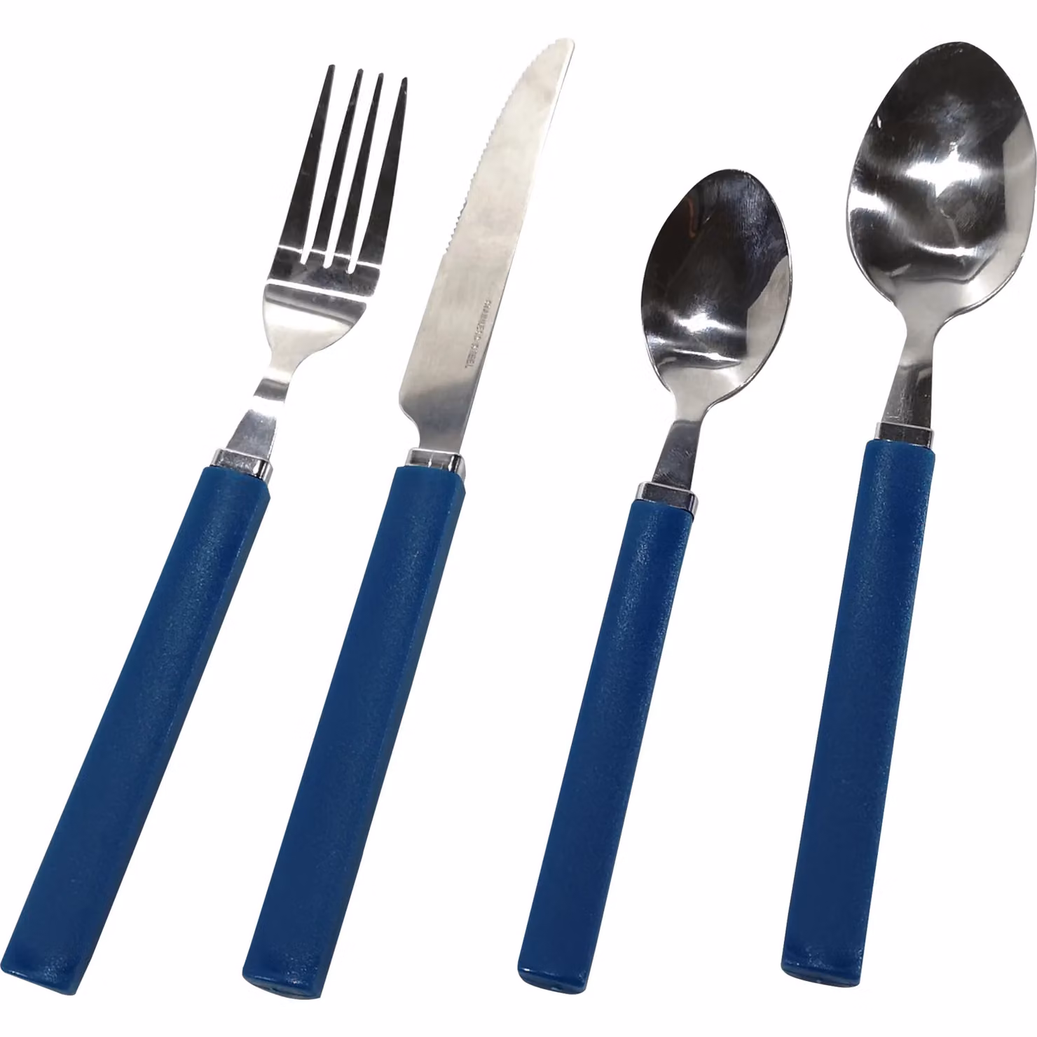 GUSTO CASA Servizio posate Jolie in acciaio inox rivestito blu petrolio, 24 pezzi – 1