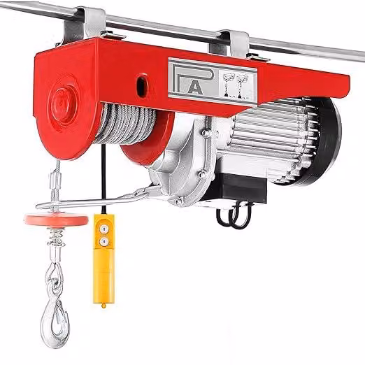 Verricelli elettrici, verricelli motorizzati, sistemi di sollevamento a fune, verricelli a fune elettrici, sistemi di sollevamento a fune (500W, 200kg)