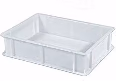 Cassetta pesante per alimenti Pavoni Italia Bianco L: 60 cm, P: 40 cm, H: 10 cm