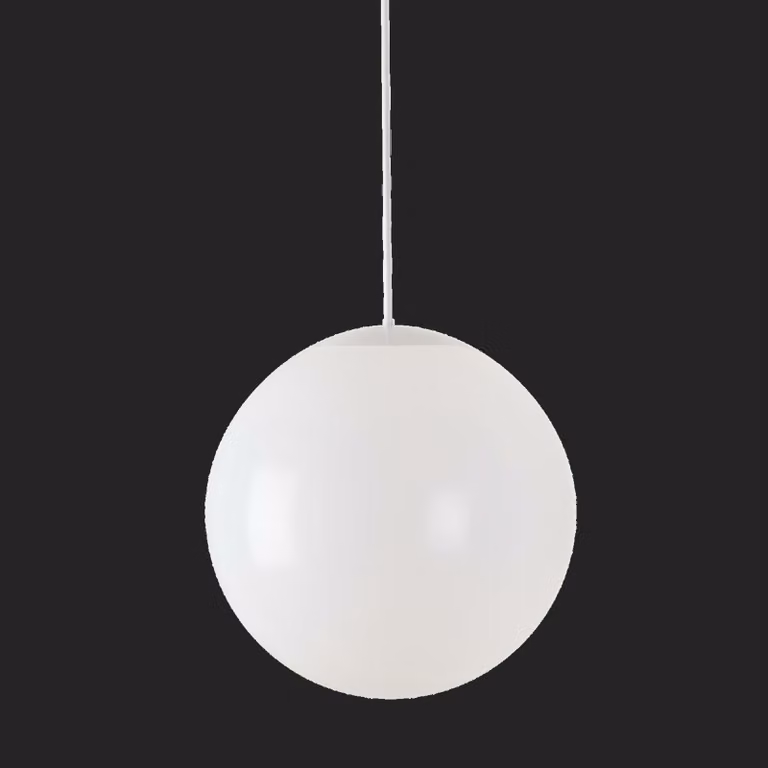 OSMONT ISI72240 ISIS S4 PM HP apparecchio a sospensione in plastica bianco IP40 3000 K 58W LED combinazione di emergenza 3 h