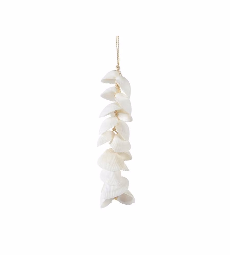Decoro abaca e conchiglie