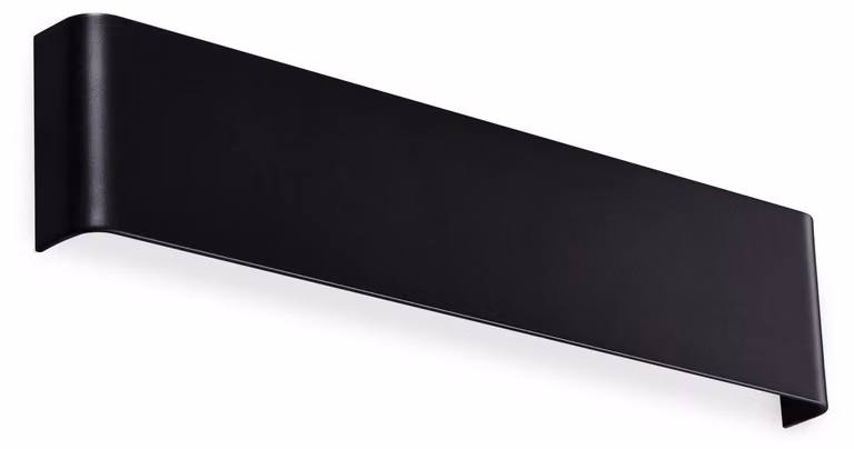 Applique Delta LED 14W Luce Calda 3000K Finitura Nera Ideal Lux