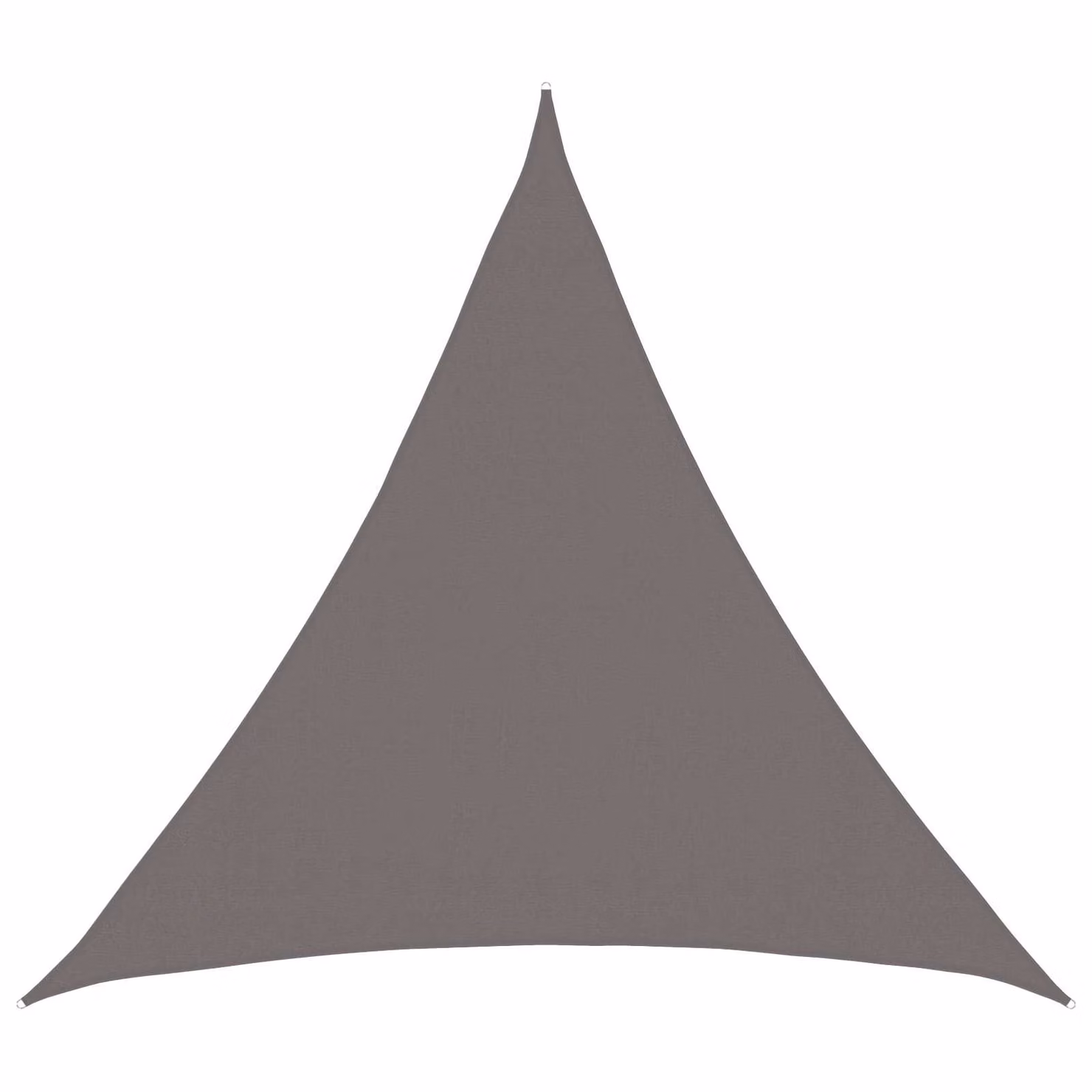 Telo Ombra Triangolare vidaXL in HDPE Grigio Chiaro 2 x 2 x 2 m