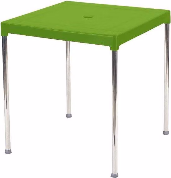 Mobili da giardino in alluminio 70 x 70 x 13 cm, verde, stile moderno