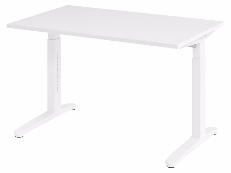 Scrivania bümö serie XB - Decorazione: bianco, dimensioni: 120 x 80 cm, struttura: bianco