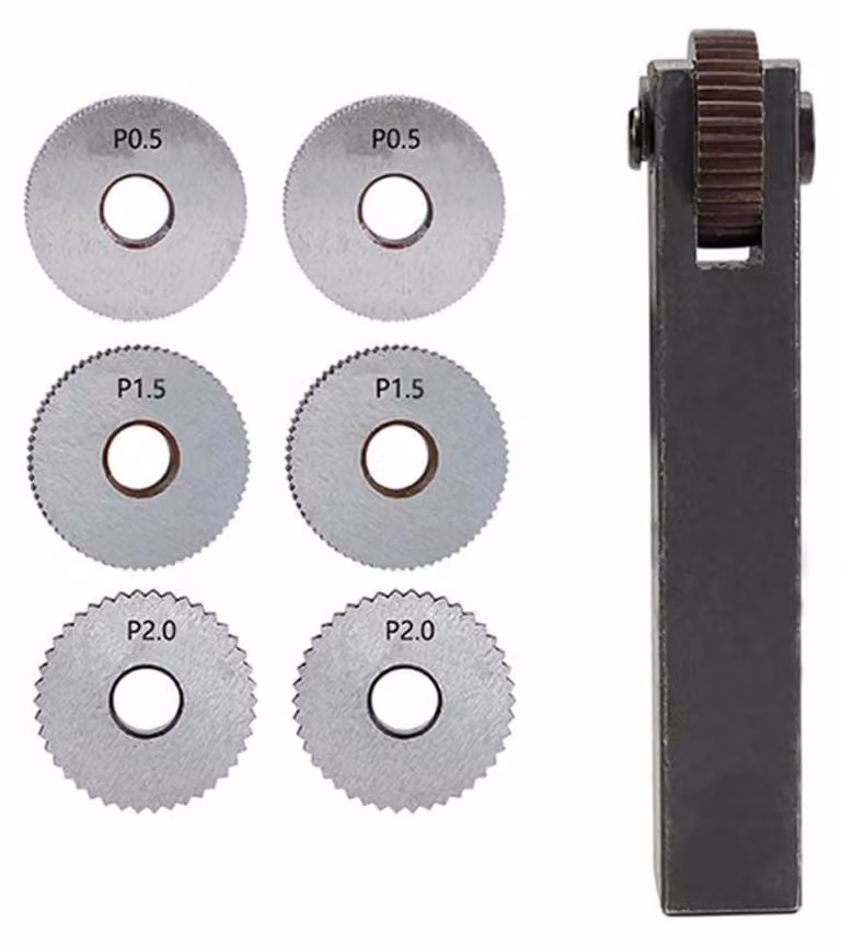 Set di 7 utensili per tornio, marca Draaibank