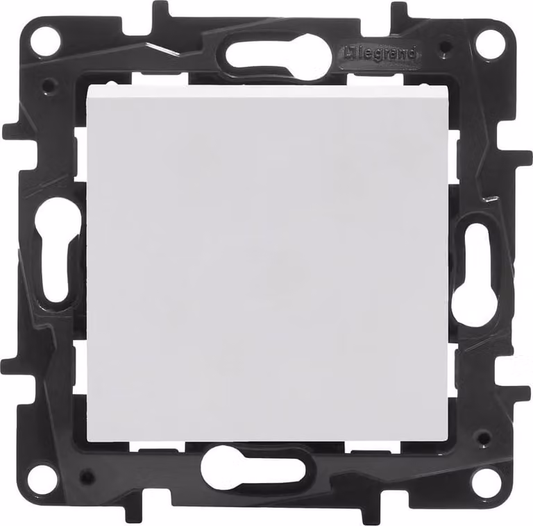 Interruttore unipolare 10AX - bianco, NILOE STEP