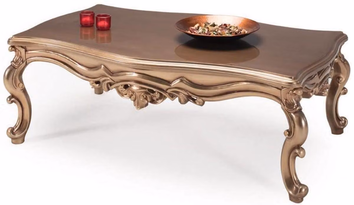 Casa Padrino tavolino barocco bronzo 129 x 95 x h. 48 cm - Mobili Soggiorno - Mobili Barocco