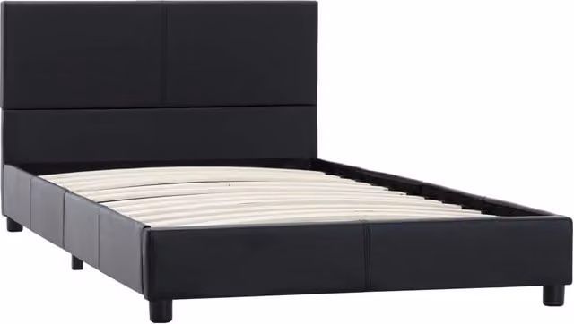 Giroletto vidaXL in similpelle nera per adulti L/P/H: 200 x 100 x 65 cm – 1