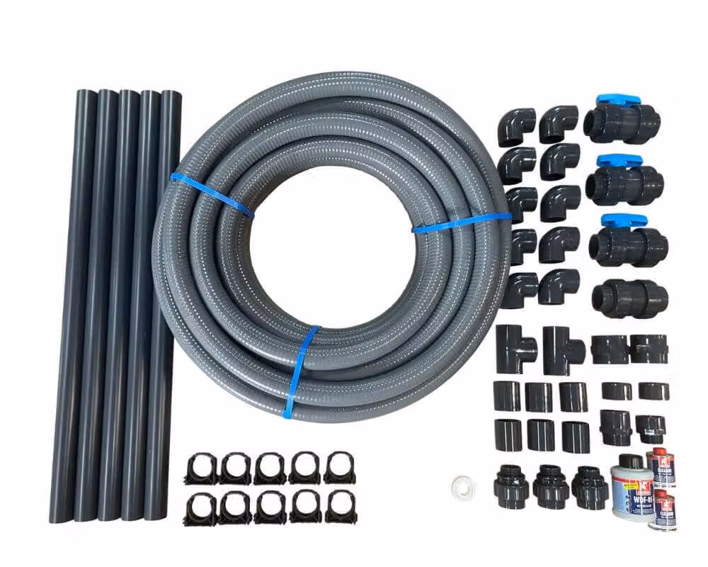 Set di tubazioni in PVC OKU per piscina in polistirolo OKU Prestige