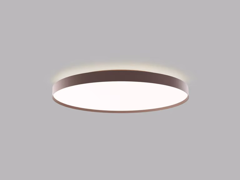 LED2 1276058DT Plafona TORO 80, codice articolo, CF TRIAC DIM 80+12W 3000K/4000K marrone