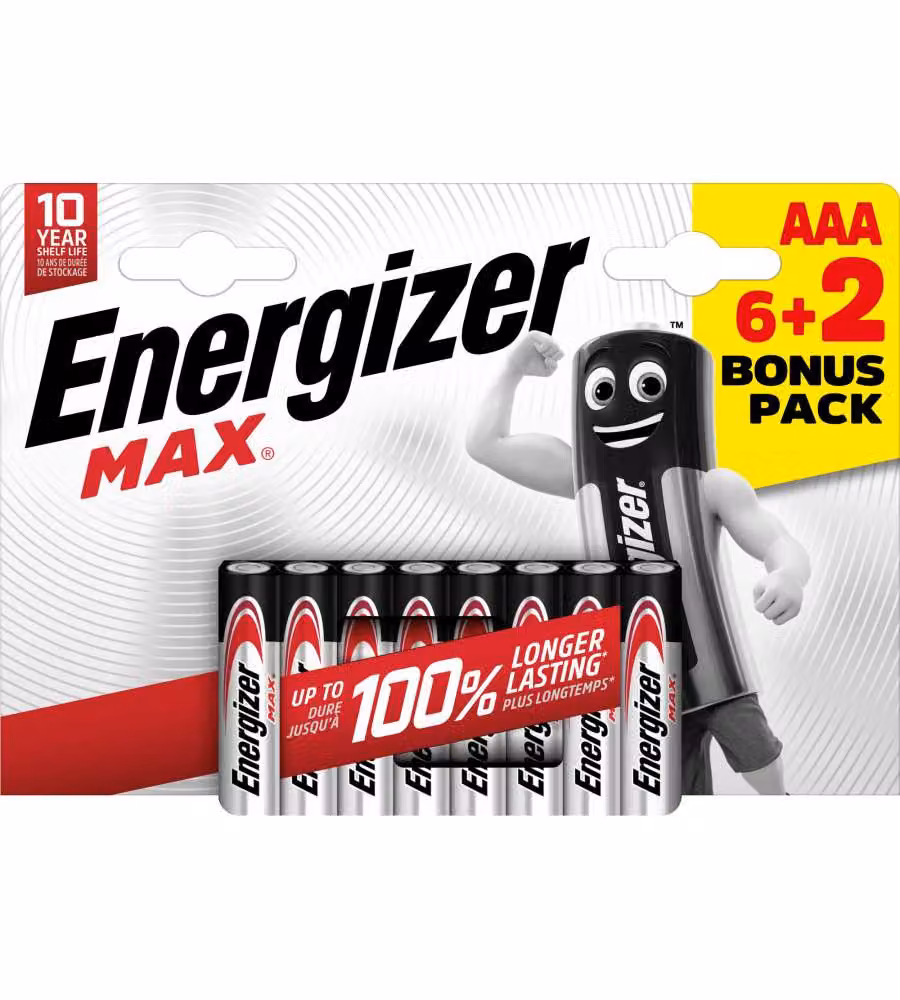 Batterie Energizer Max AAA Multicolore – 2