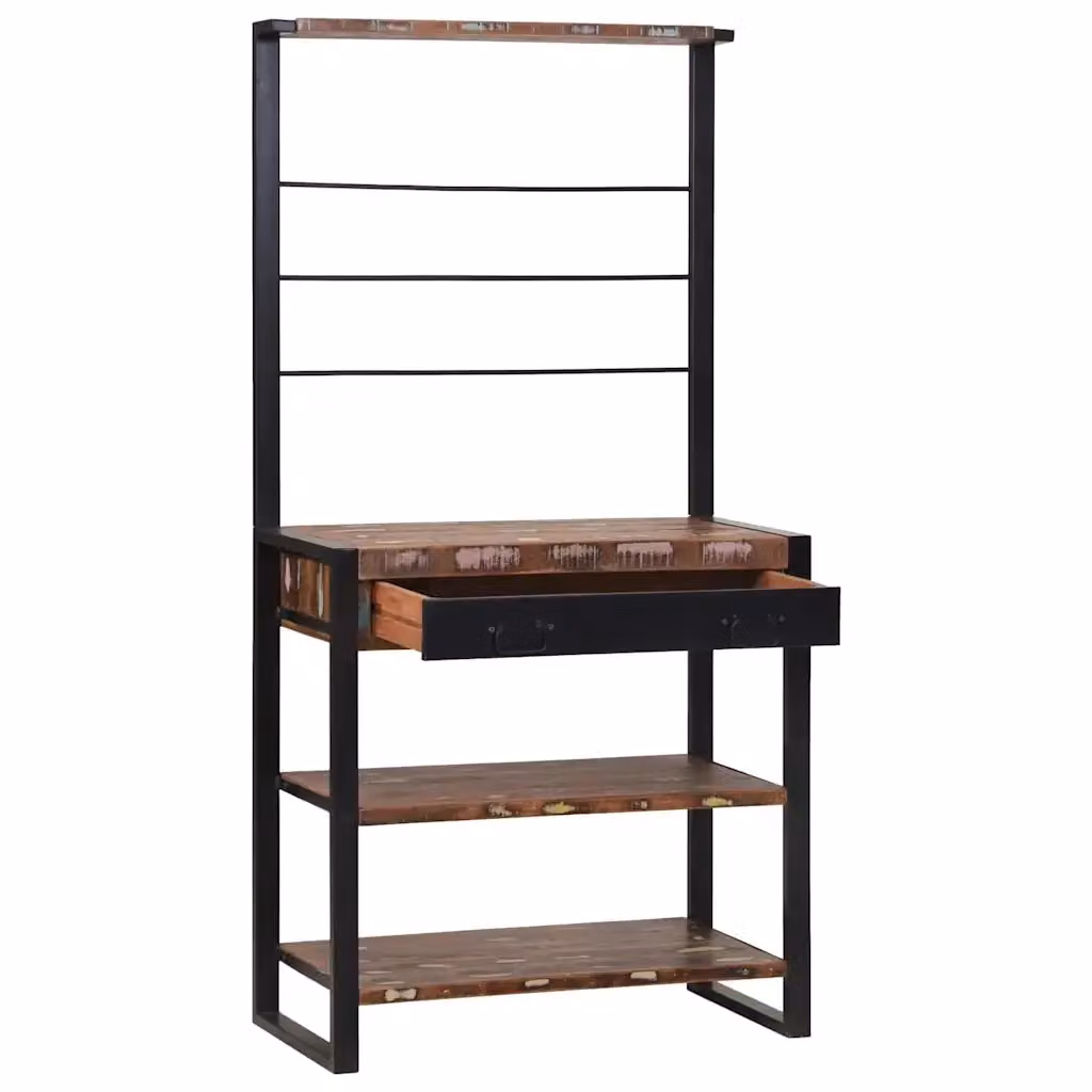 Scaffale da cucina stile industrial vidaXL multicolore L: 80 cm, P: 40 cm, H: 160 cm – 2