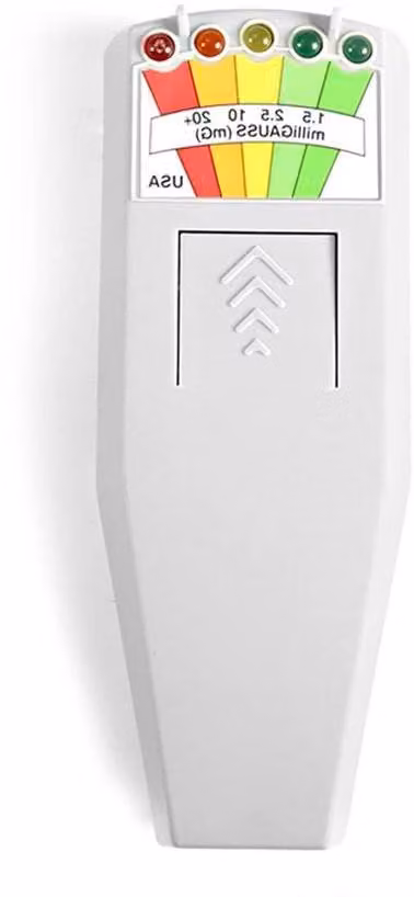 Misuratore di campi elettromagnetici - Display a 5 LED - Dimensioni: 14,3 cm - Colore: grigio