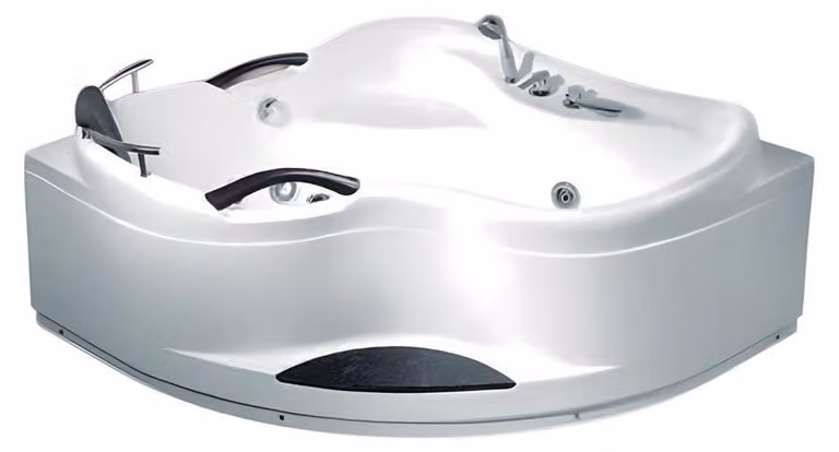 Whirlwanne Whirlpool Blubberbad Hydromassagewanne Spa-Bad 150x150 cm