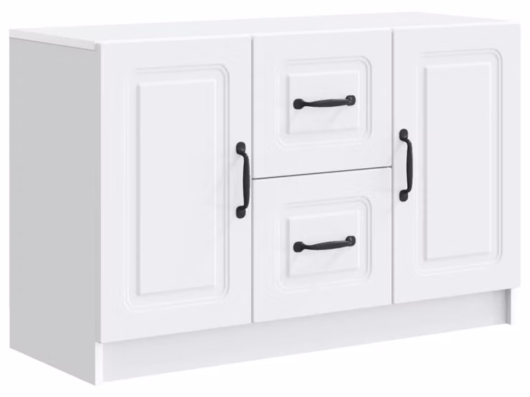 Credenza Bianco 89 x 34,5 x 57 cm Legno ingegnerizzato