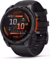 Smartwatch Garmin fenix 8 AMOLED 47 mm Grigio scuro/Nero con GPS e Bluetooth – 2