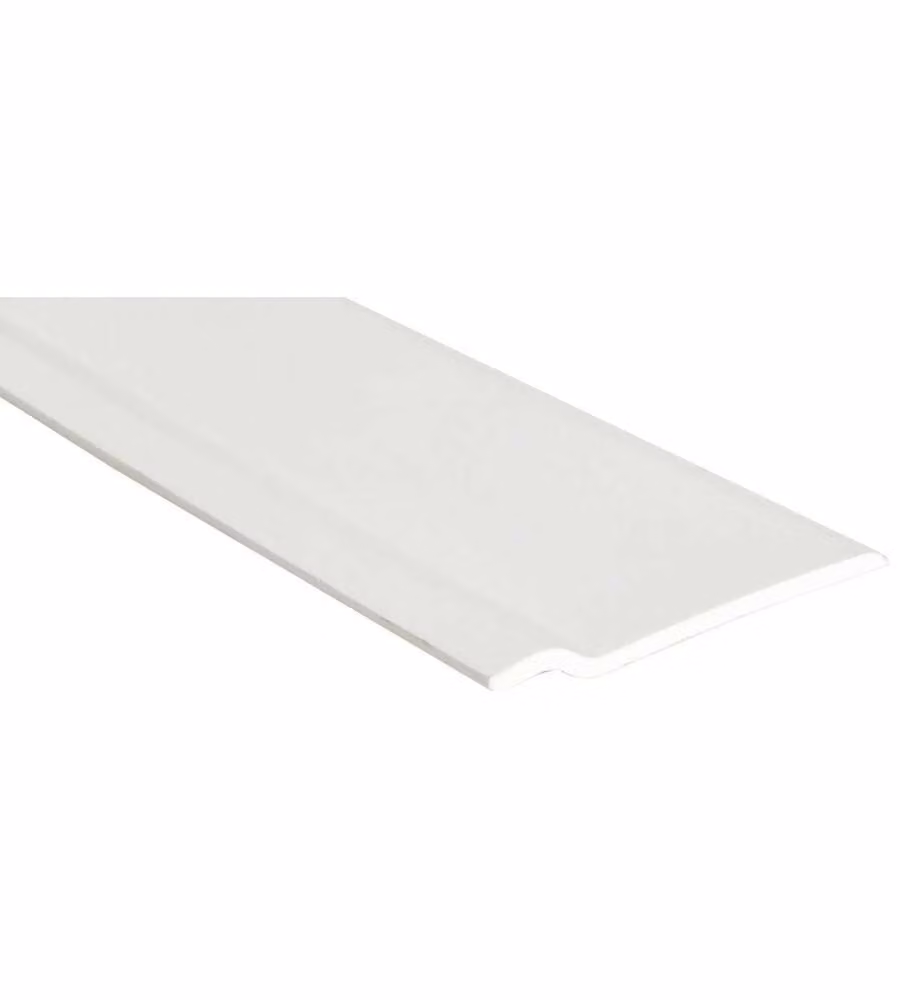 Battiscopa PVC Bianco 70x10 mm 200 cm Finitura Interni Facile Installazione