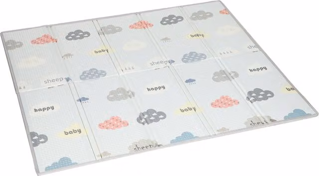 AIYAPLAY Tappeto per Bambini con Lettere dell'Alfabeto in XPE Impermeabile Multicolore L: 194 cm, P: 176.5 cm, H: 1.5 cm