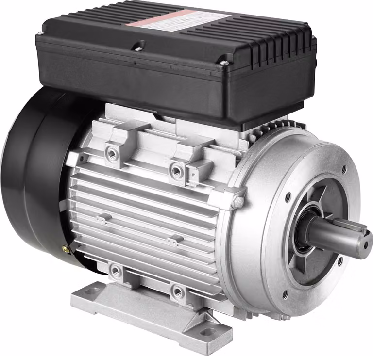 SucceBuy motore elettrico, motore per compressore d'aria, monofase, 7,1 A, 220-240 V, 1,1 kW, 2800 giri/min, telaio 90S B34, albero scanalato da 24 mm, rotazione oraria/antioraria per macchine agricole e attrezzature generiche