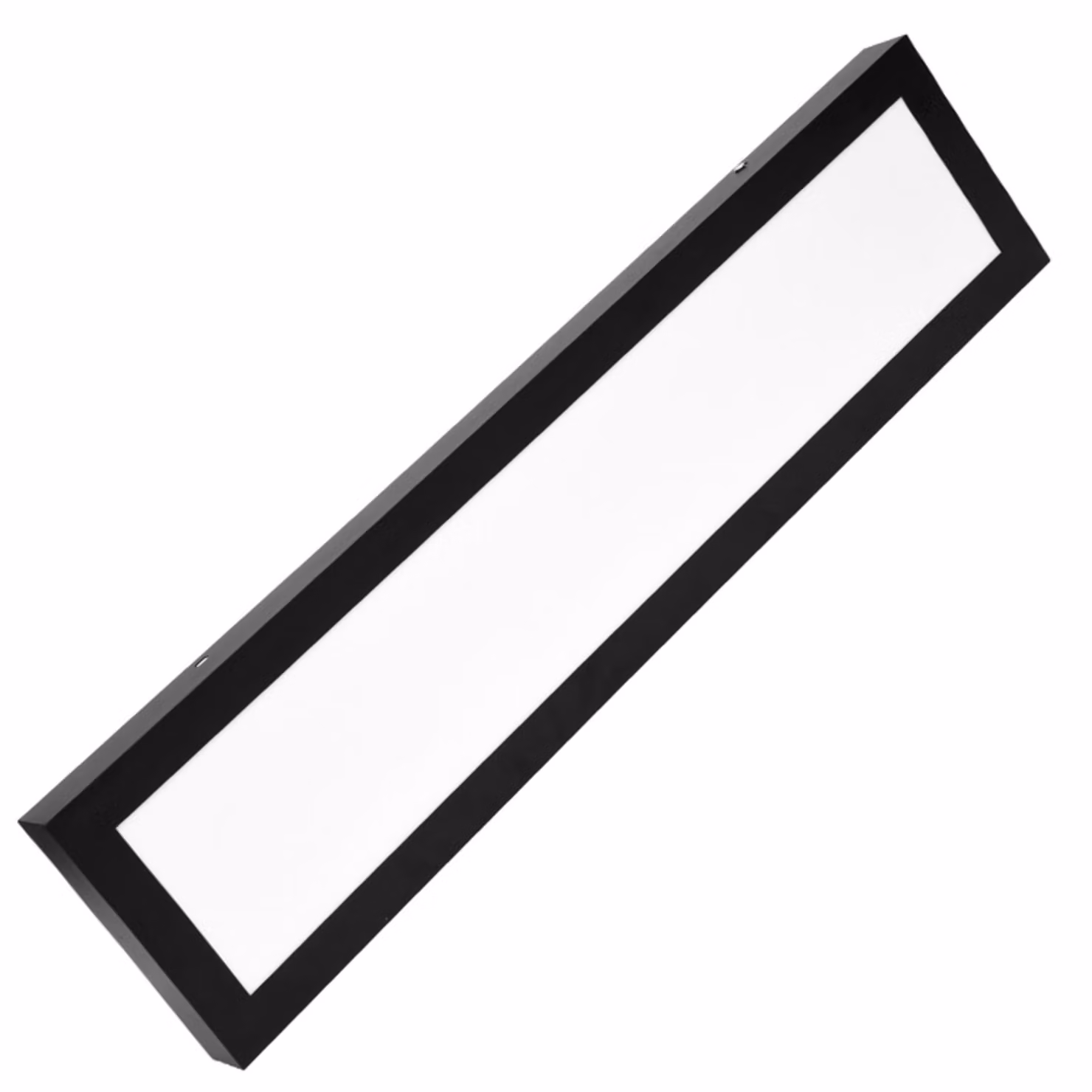 Ecolite Nero LED Plafoniera per ufficio 60cm 18W TL1901-18W/CR