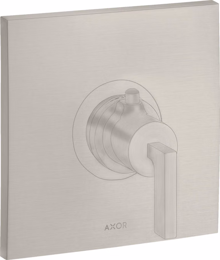 hansgrohe AXOR Citterio Thermostat 59 l/min Thermostat encastré à haut débit, poignée à levier, 39711800, 39711800