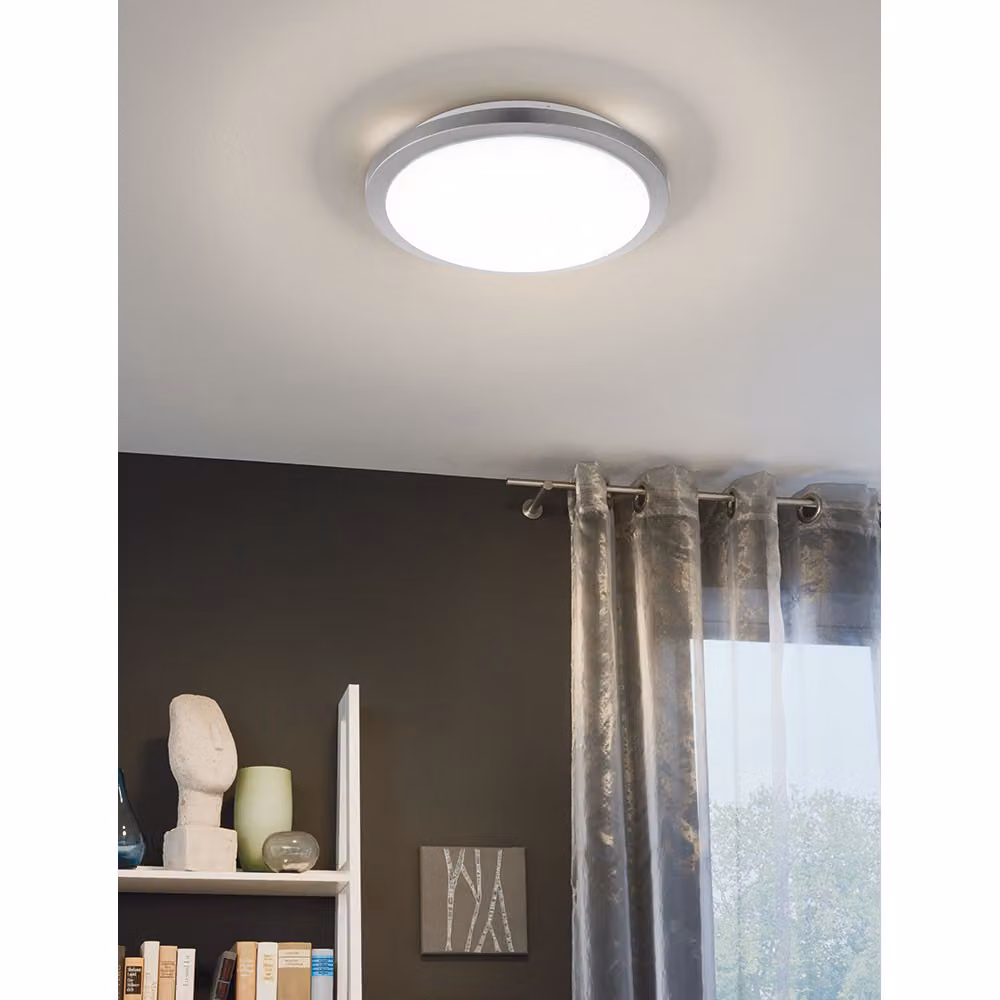 EGLO 97327 COMPETA-ST Plafoniera LED argento 37W 5000Lm 2741K bianco caldo