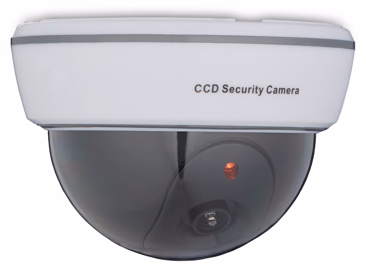 10 telecamere finte, luce LED lampeggiante, per interni ed esterni, deterrente antifurto, telecamera di sorveglianza finta, bianca