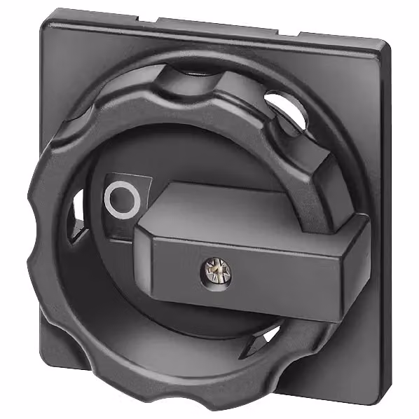 Attuatore rotante Siemens, manopola di azionamento nera, per montaggio frontale a quattro fori, accessorio 3LD92841B