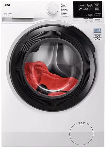Lavatrice AEG LR6FG84 a caricamento frontale, 8 kg, 1400 rpm, Classe A, Bianco, Profondità: 57,2 cm
