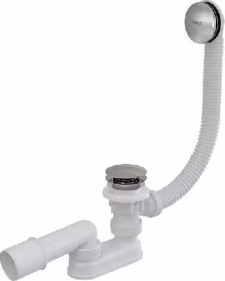 Sifone per vasca con troppopieno RAVAK ClickClack 570 C-C K/K cromo X01377