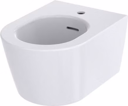 TOTO RP Bidet suspendu, avec trou pour robinetterie, avec trop-plein, 380x540x290mm, Cefiontect, B552E, B552E