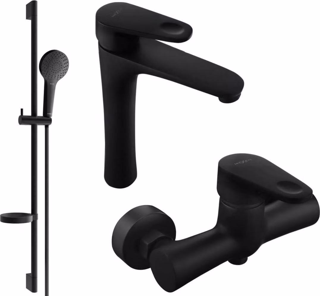 Mexen Kama DS05 set doccia, nero - 72514DS05-70