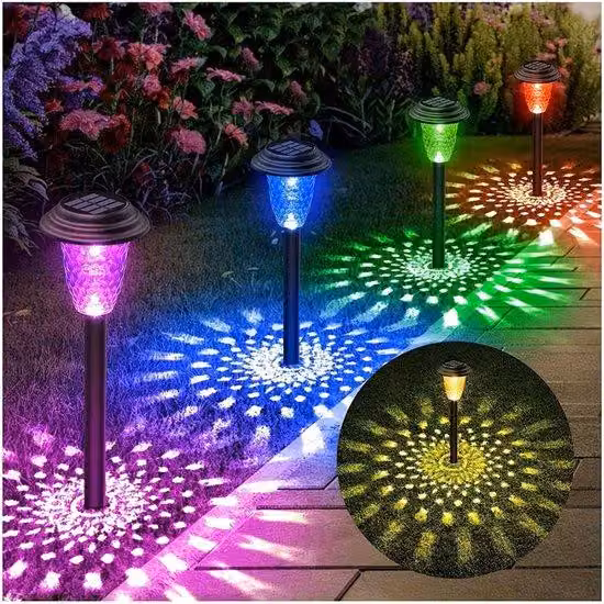 Illuminazione a LED solare per sentieri - Impermeabile - Illuminazione da esterno - Kit solare