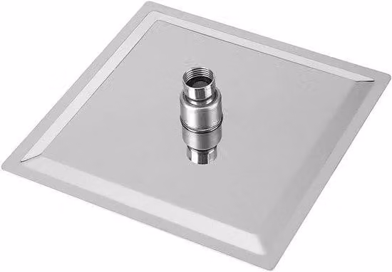 Soffione doccia ad alta pressione, 20 cm, cromato, accessorio da bagno