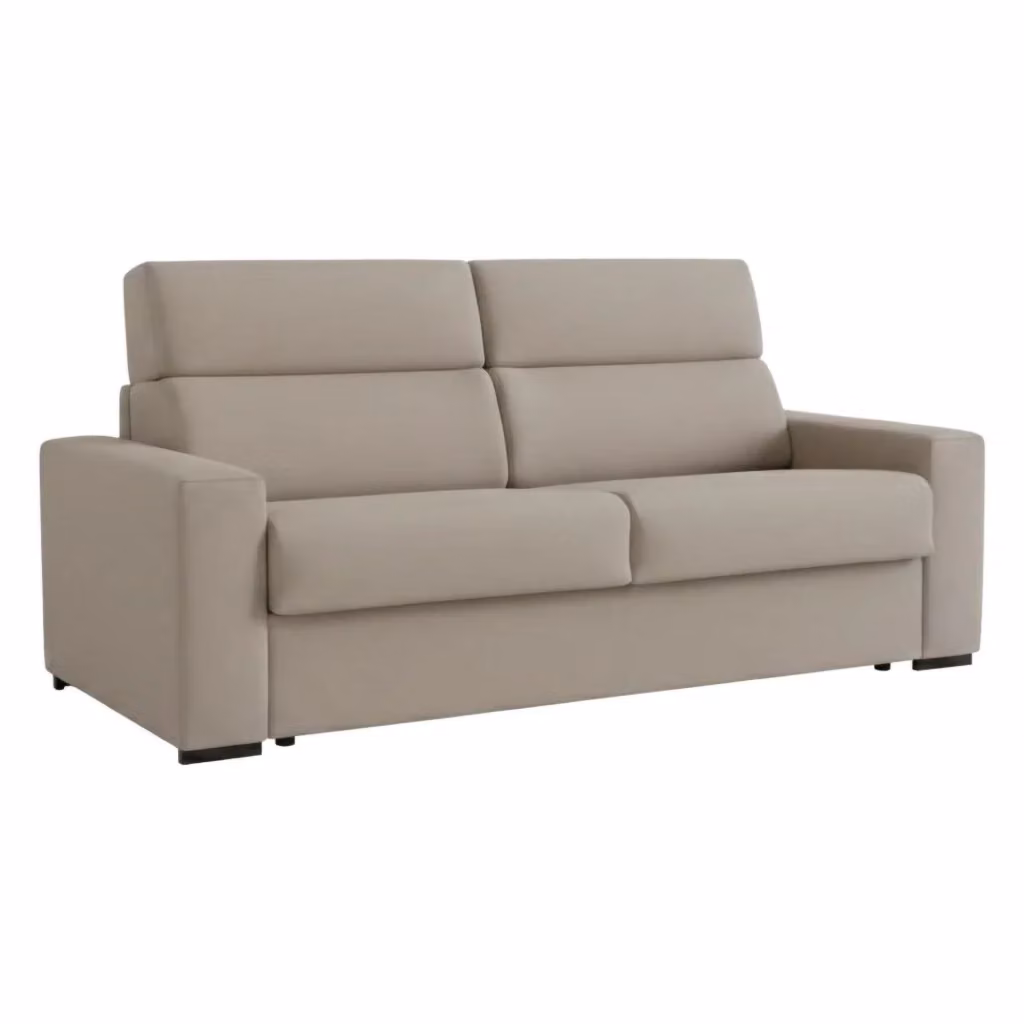 Divano 3 posti Ozegna DMORA Made in Italy, Grigio, L: 220 cm, P: 95 cm, H: 45 cm – 2