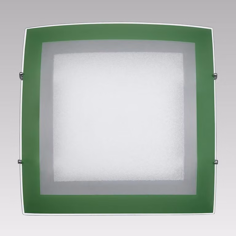 Plafoniera ARCADA CEILING 2xE27/40W, 39x39, verde, dimmerabile