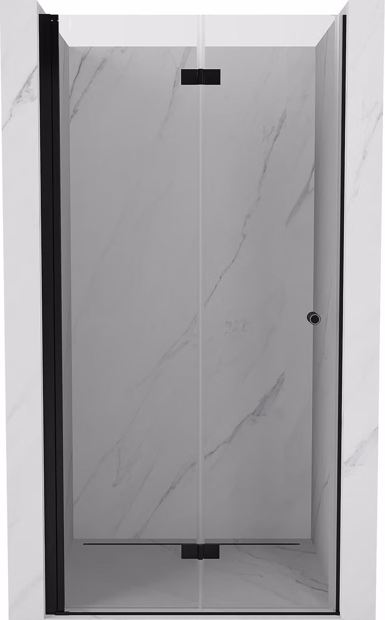 Mexen Mist-F porte doccia pieghevoli sinistra 90 cm, trasparente, nero - 8A6-090-000-70-00-L