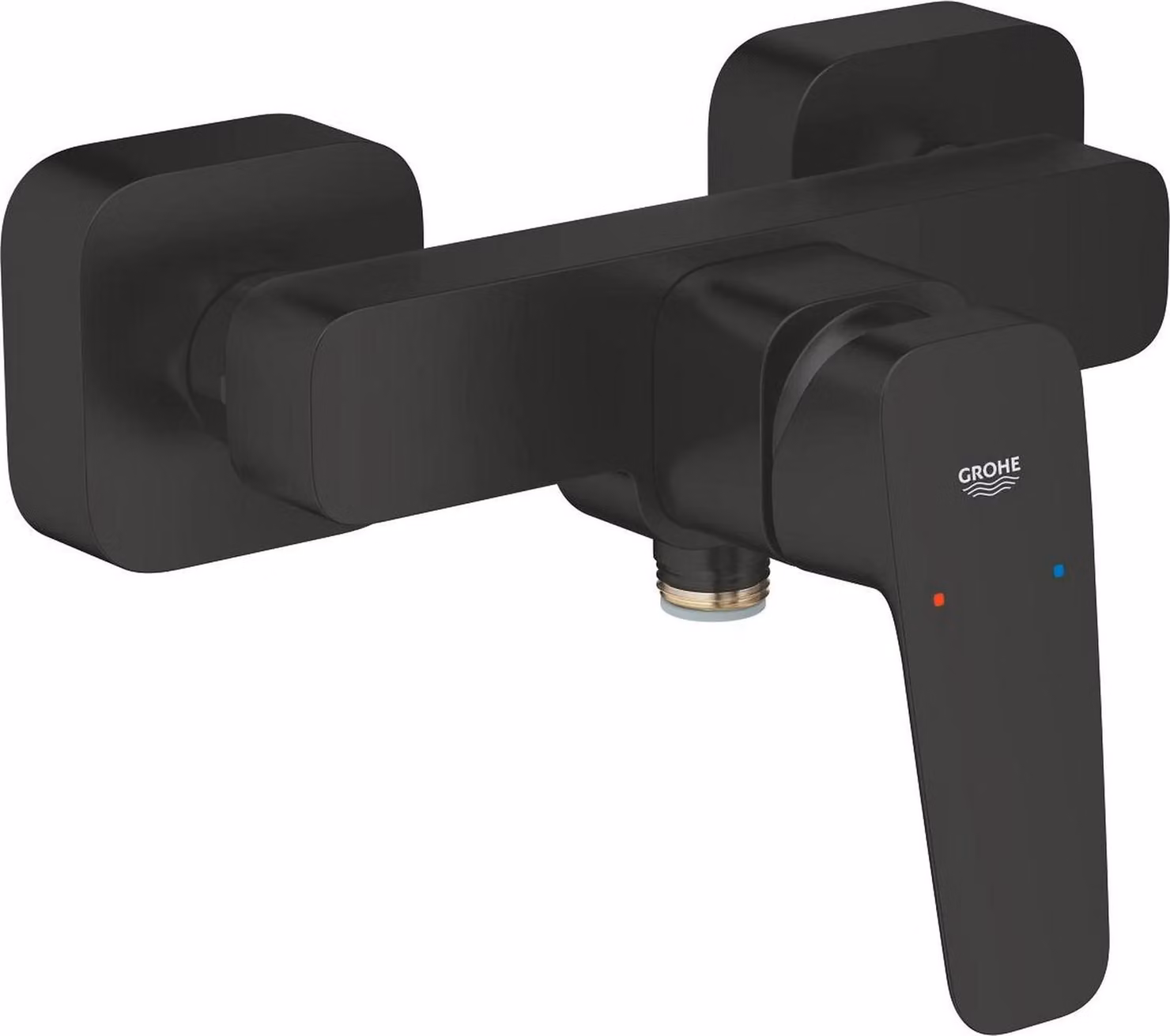 Miscelatore monocomando per doccia Grohe Cubeo 101824, nero opaco, 1 pezzo.