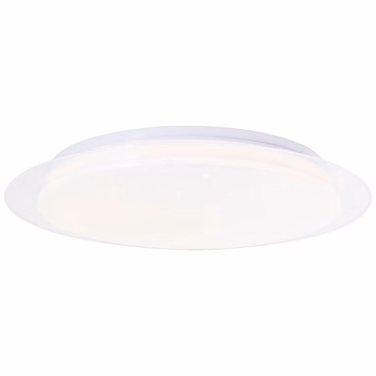 Plafoniera LED, Ø 40 cm, 24W, 2400lm, 3000K, metallo/plastica, bianco