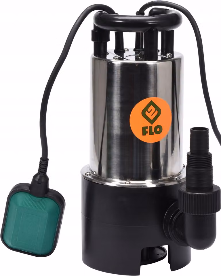 Pompa Sommergibile Per Acqua Sporca In Acciaio Inox, 900W