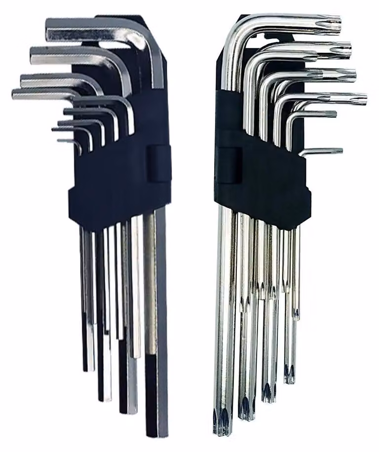 Set di chiavi a stella Torx con manico lungo - 9 pezzi