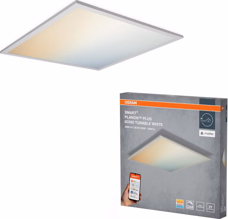 Osram SMART+ Matter Planon Plus, LED, 2100 lm, IP20, bianco