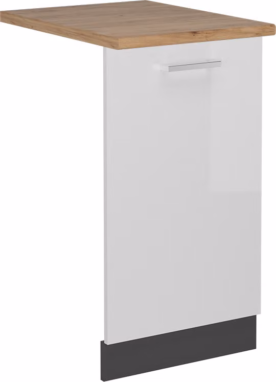 Pannello frontale Vicco R-Line Bianco lucido 45 cm , PL Rovere, Model 54920