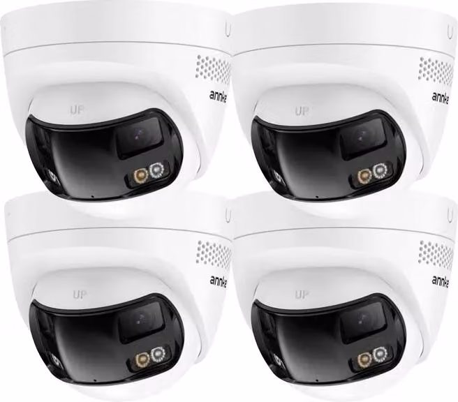 Telecamera di sorveglianza, nitidezza 6MP, angolo di visione 180°, 4PCS 51HD