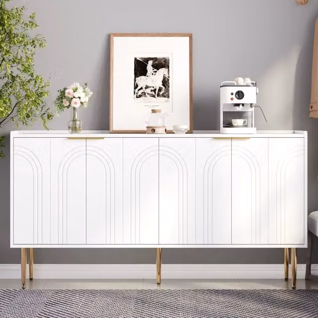 Credenza Moderna ¨C Xylo ¨C Legno, Soggiorno, 140x38x75 cm