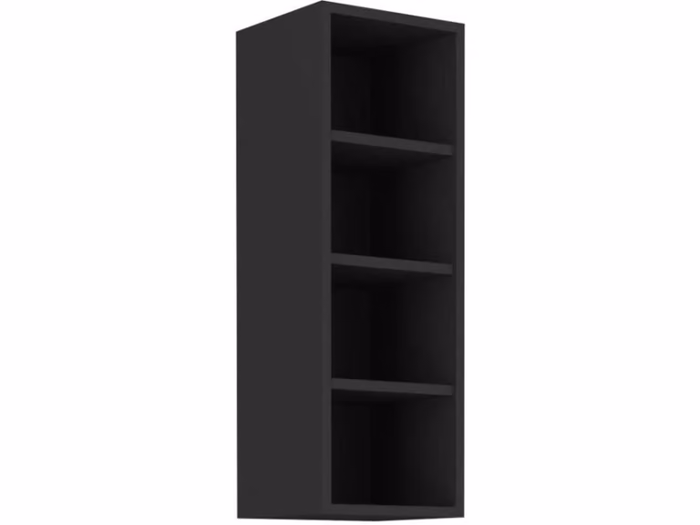 Mobile alto aperto TOVA - larghezza 30 cm, nero
