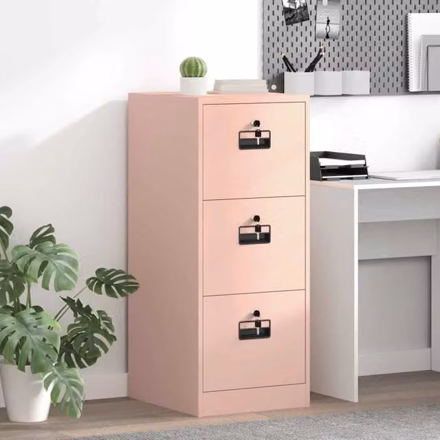 Armadio per File con cassetto Rosa 44 x 50 x 106.5 cm 891599