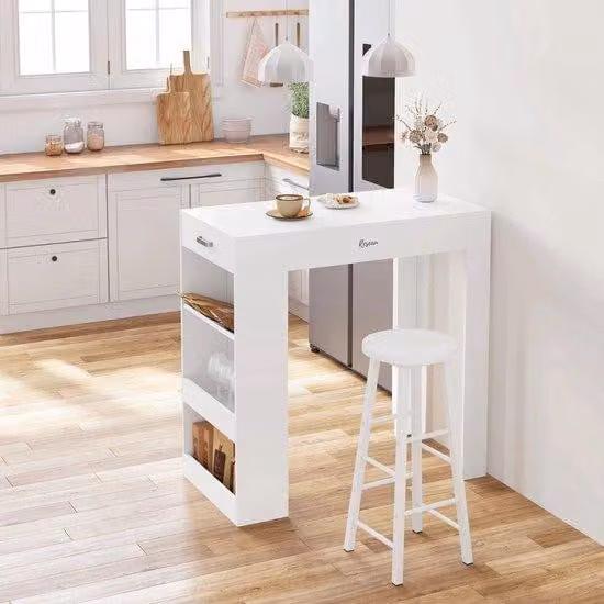 Zona cottura mobile - 100x100x50 cm - Bianco